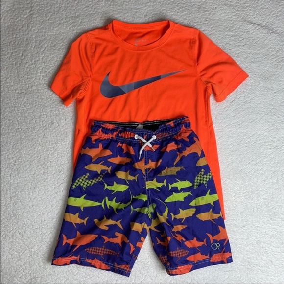 Swim Kids OP & Nike Swim Beach Pool Set Shark - Picture 8 of 9
